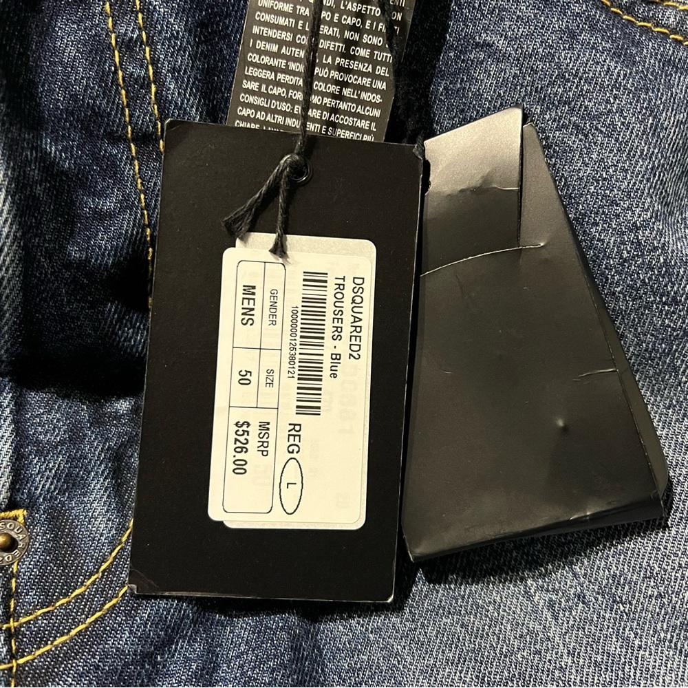 NWT DSQUARED Distressed Jeans - Picture 5 of 10